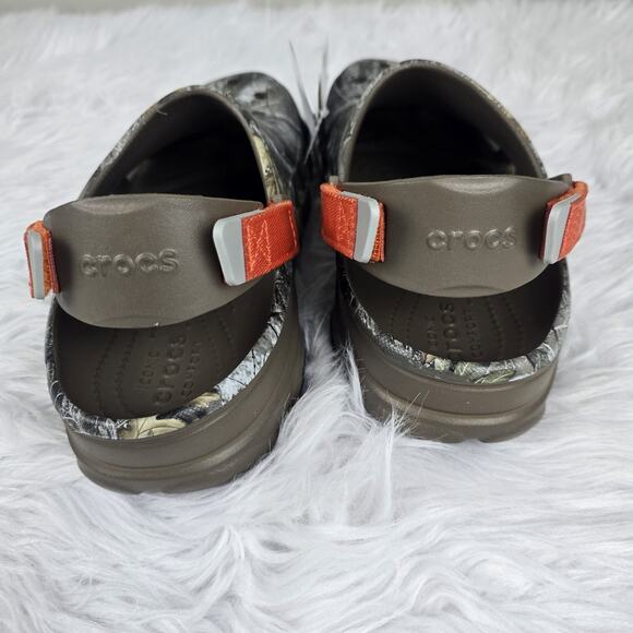 Crocs Realtree All Terrain Edge Clog Men's 9 Women's 11 Walnut 206504-267 - Picture 6 of 8